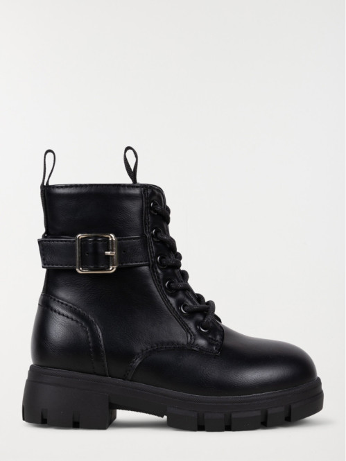 Bottines noires lacets...