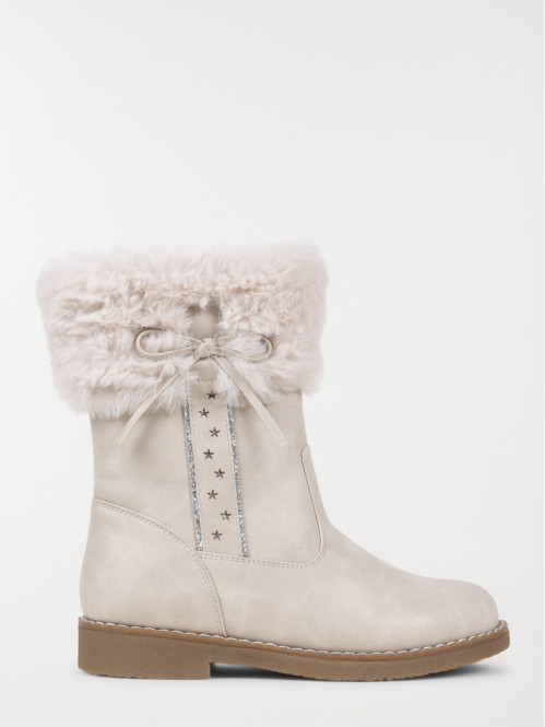 Bottes détails argentés fille (31-35)