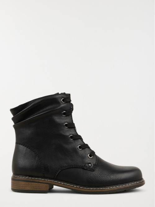 Bottines lacets et zip femme (36-41)