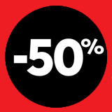 Soldes -50%