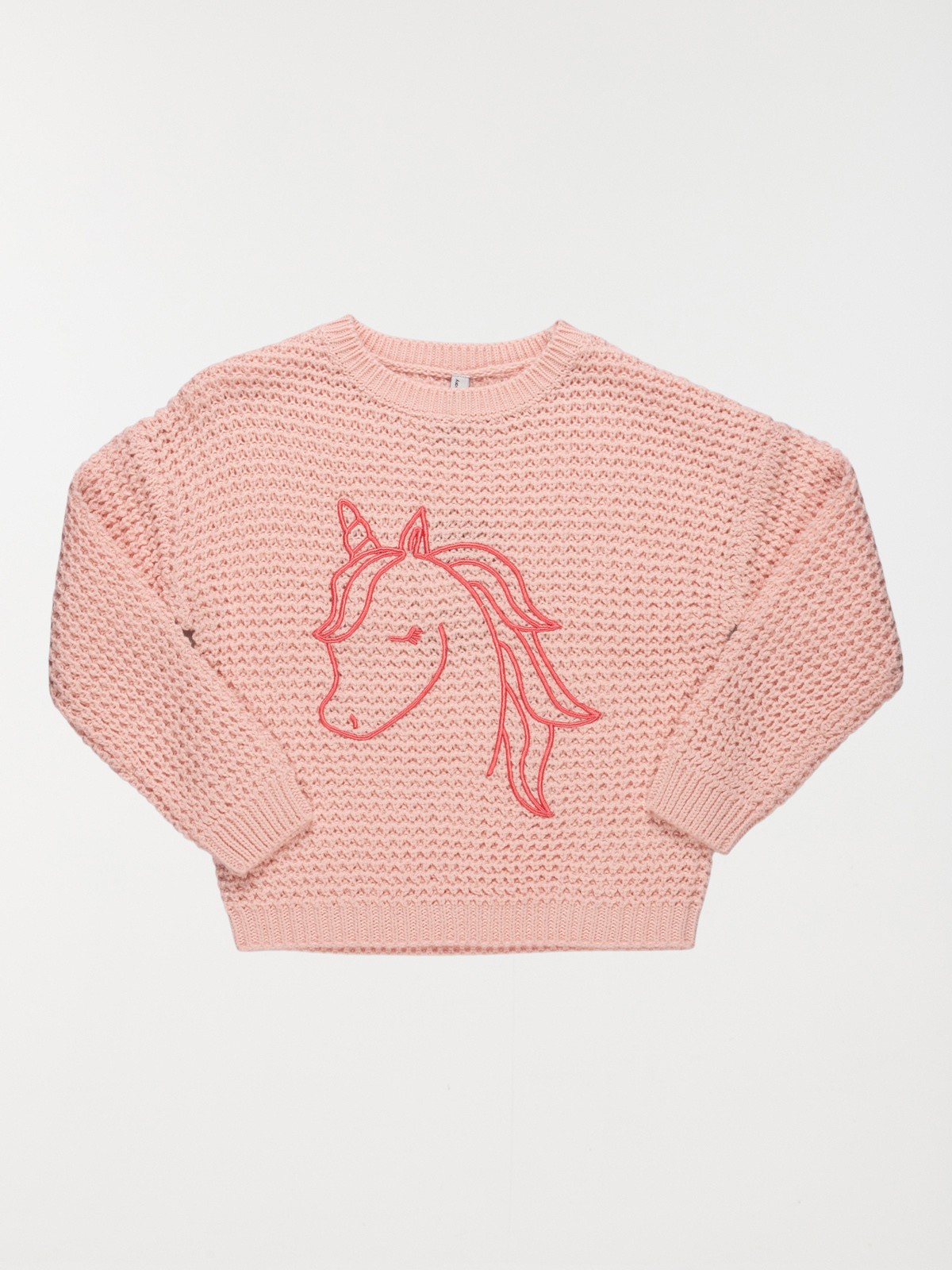 Pull fille broderie licorne (3-8A) - DistriCenter