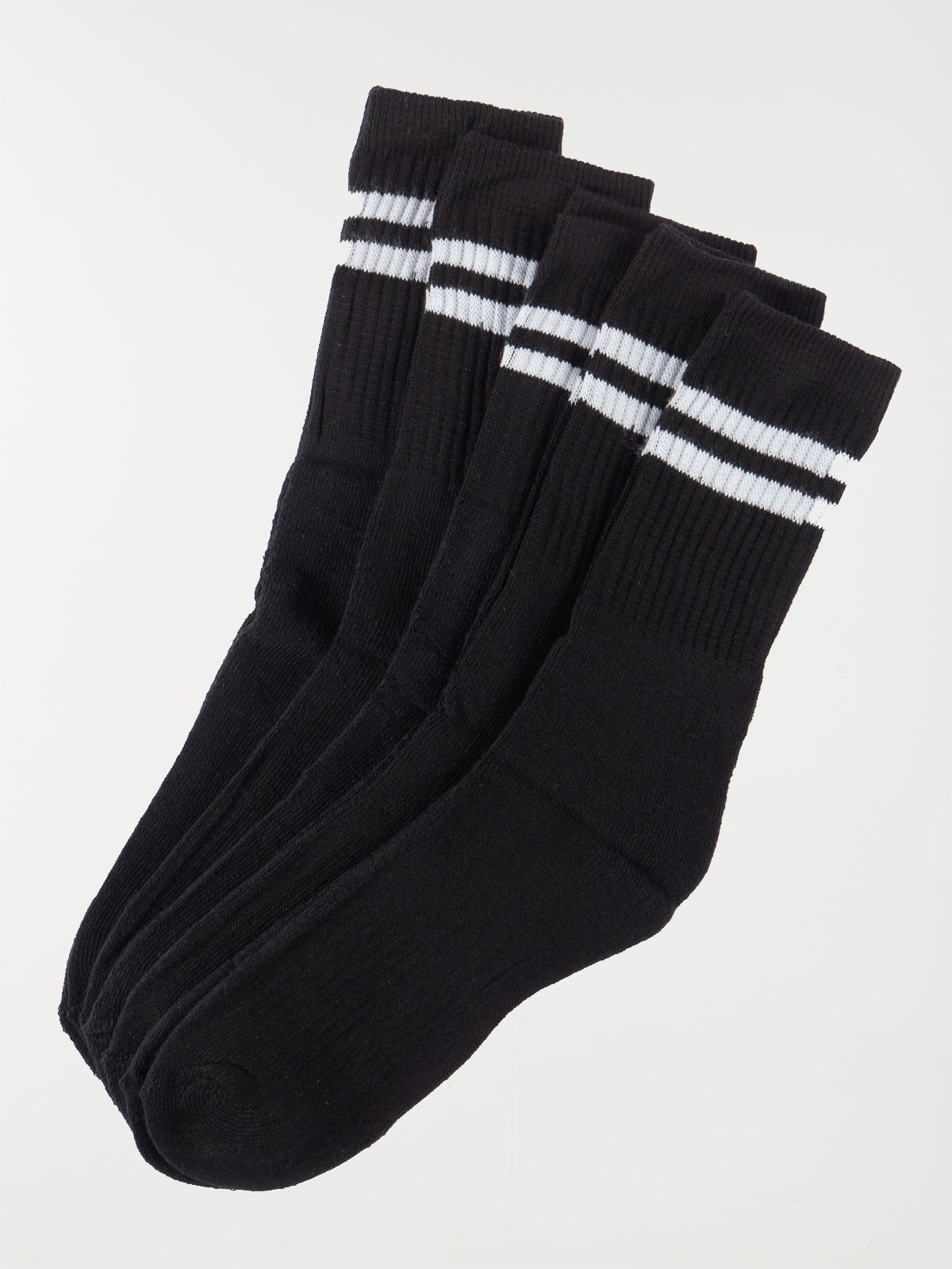 Achat de chaussettes noires homme en polyester-coton pas cher.