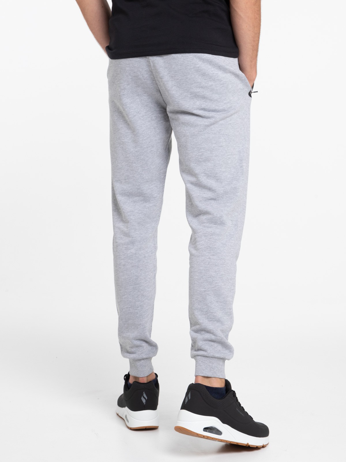 Pantalon New Era Essential Jogger gris pour homme