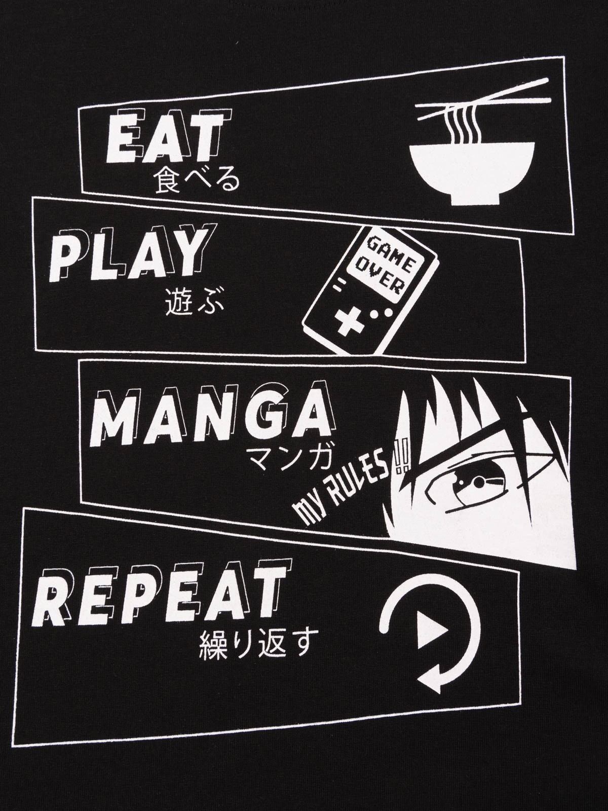 Anime Manga Garçon' T-shirt Ado
